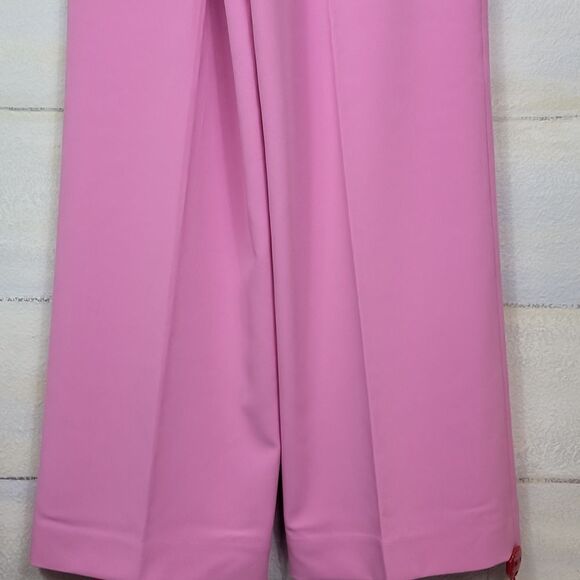 ELIE TAHARI Pink High-Waisted Trousers. Size 6 - Picture 7 of 10